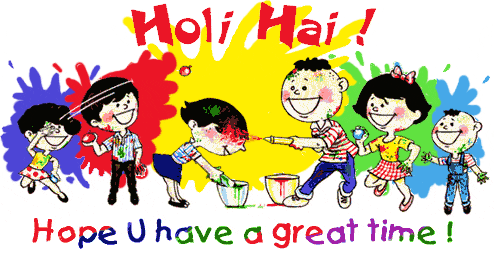 Happy holi animated image