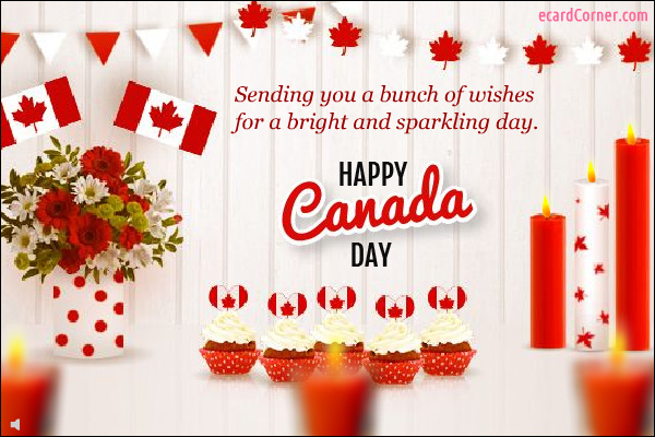Happy Canada day greeting cards pictures images with best wishes