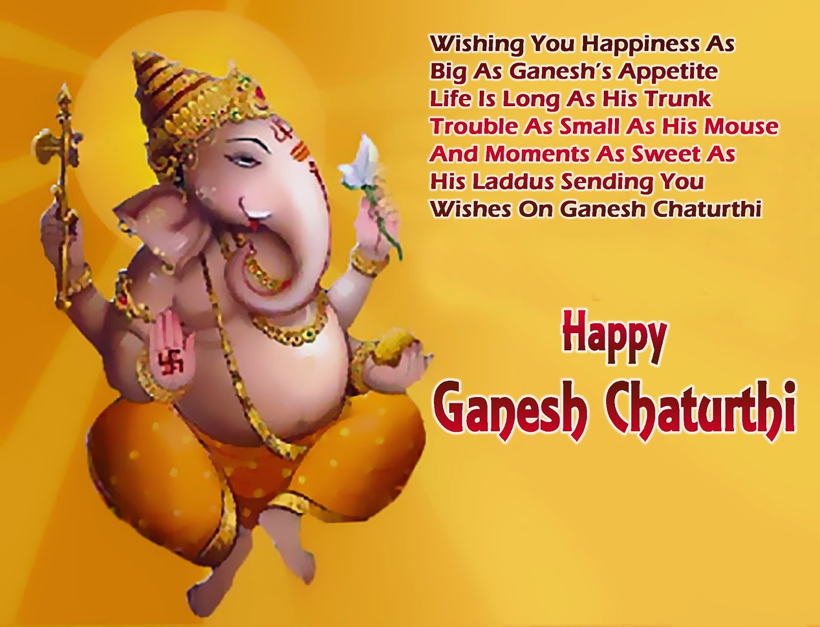 Happy Ganesh Chaturthi Images in English
