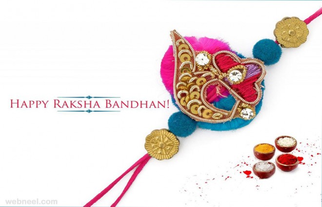 Happy Rakhi Raksha Bandhan Wishes HD Wallpaper