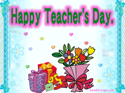 Happy Teacher's Day Animated 3D Greetings Cards & Ecards, Images & Pictures