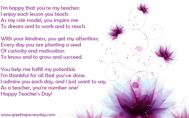 Happy Teacher's Day Poems & Shayari With Best Wishes For Teacher's