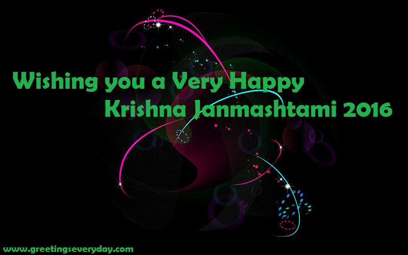 Krishna Janmashtami Jayanthi Shubhkamnaye Message SMS Images