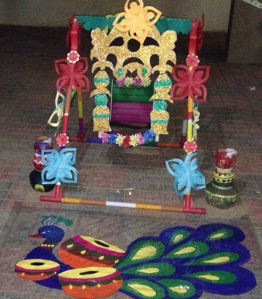 Krishna Janmashtami Pooja Room Decoration Images & Pictures