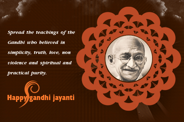Download Gandhi Jayanti Wishes Greeting Cards & Ecards