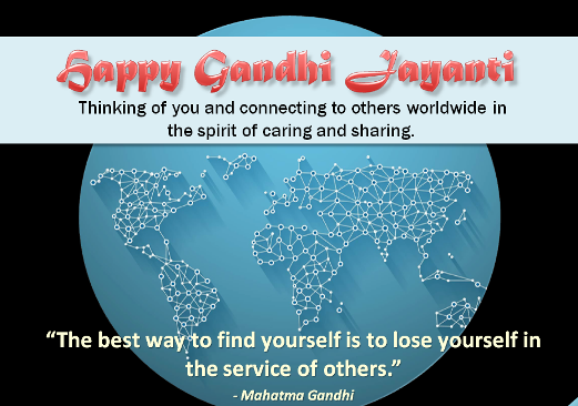 Download Gandhi Jayanti Wishes Images For WhatsApp
