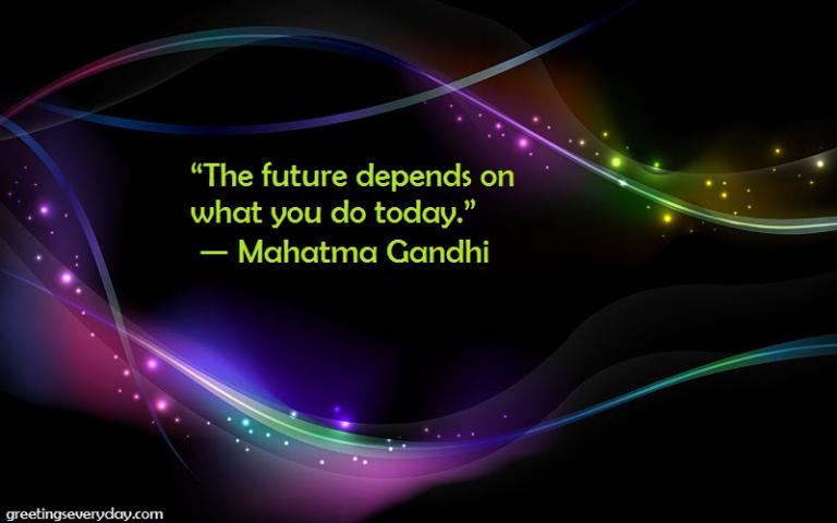Gandhi Jayanti Wishes Quotes Sayings Slogans in English 13