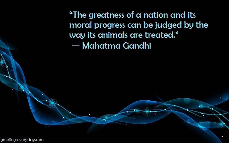 Gandhi Jayanti Wishes Quotes, Sayings & Slogans in English