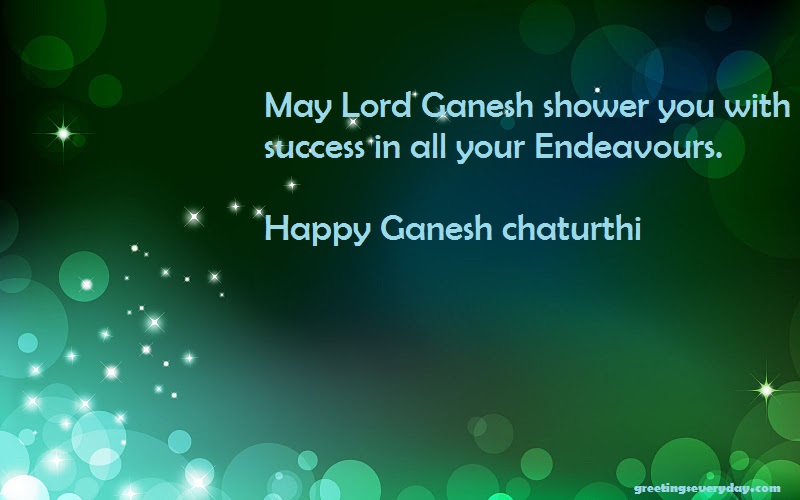 Happy Ganesh/ Vinayaka Chaturthi Wishes WhatsApp & Facebook Status, Messages & SMS in English