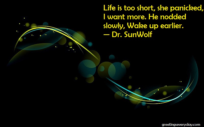 Good Morning Wishes Quotes, Sayings & Slogans in English