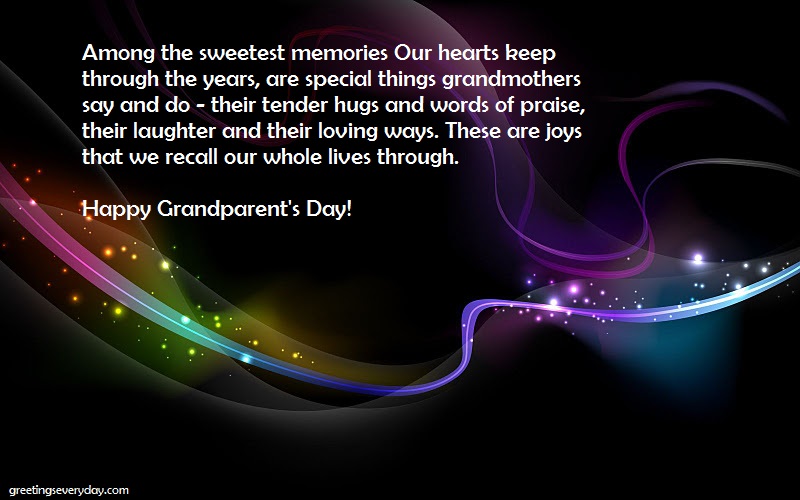 Happy Grandparent's Day Wishes Facebook & WhatsApp Message & SMS