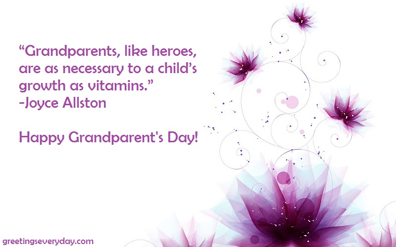Happy Grandparent's Day Wishes Quotes, Sayings & Slogan