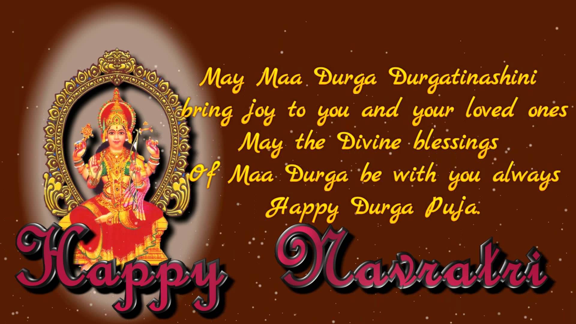 Happy Navratri Advance Wishes Greeting Cards, Ecards, Images & Pictures in English