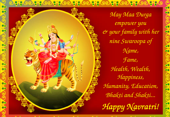 Happy Navratri Wishes Pictures & Photos in English For WhatsApp & Facebook