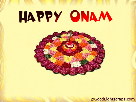 Happy Onam Wishes Animated, 3D Greeting Cards & Ecards For WhatsApp & Facebook