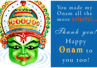 Happy Onam Advance Wishes Greeting Card, Ecard, Image, Photo & Pictures