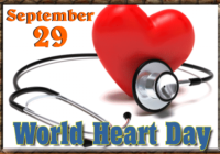 Happy World Heart Day Wishes Greeting Cards, Ecards, Images & Pictures