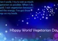 Happy World Vegetarian Day Wishes Quotes, Sayings & Slogans