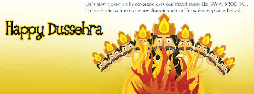 Download Happy Dussehra Twitter Cover Photos
