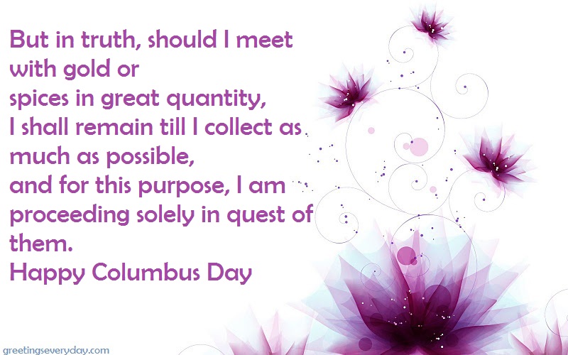 Happy Columbus Day WhatsApp & Facebook Status, Messages & SMS
