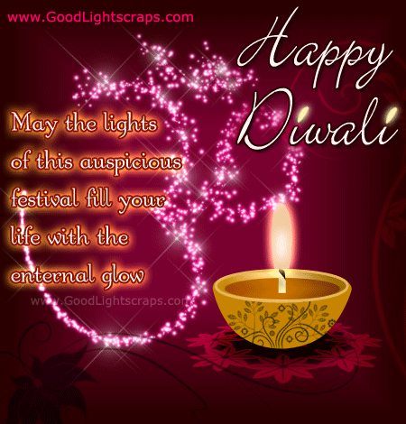 Happy Diwali Animated Diyas Images