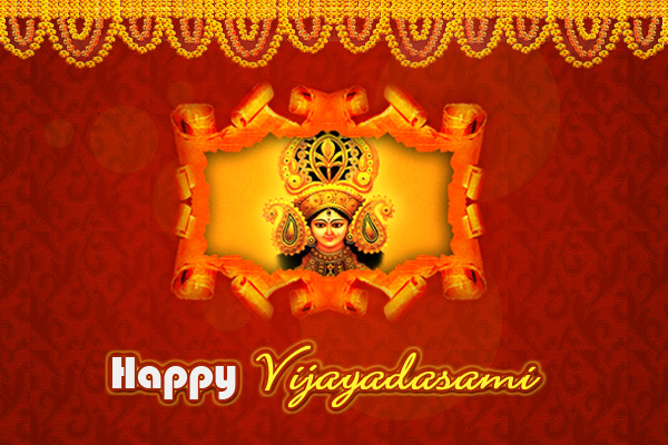 Dussehra/ Vijayadashami Wishes Greeting Card, Ecard, Image & Picture in English