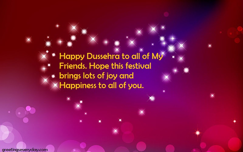 Happy Dussehra/ Vijayadashami Wishes WhatsApp & Facebook Status, Messages & SMS in English