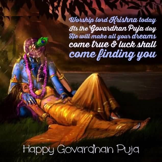 Happy Govardhan Puja Wishes Photos