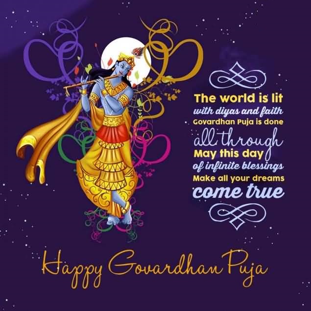Happy Govardhan Puja Wishes Pic