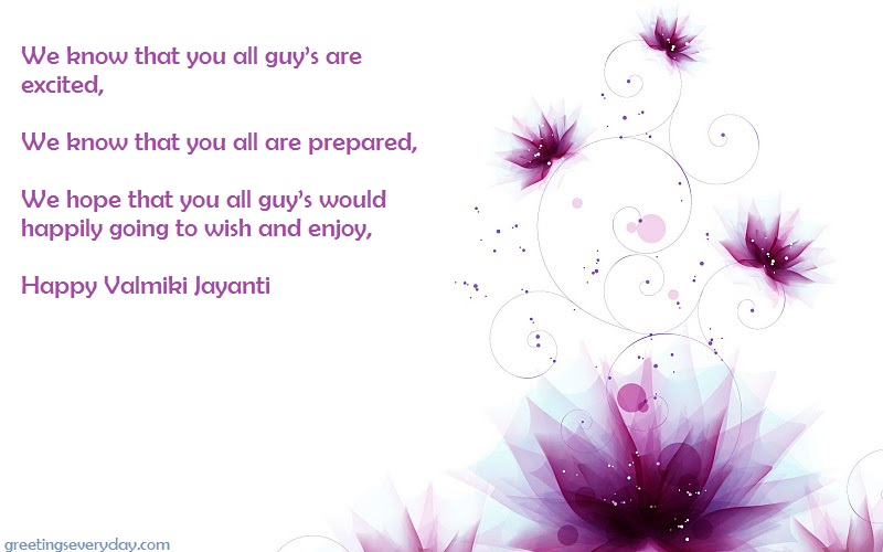 Happy Maharishi Valmiki Jayanti Wishes Quotes, Sayings, Slogans, Poem & Shayari