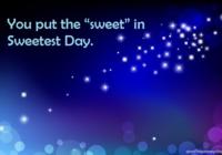 Happy Sweetest Day Wishes Message & SMS For WhatsApp & Facebook