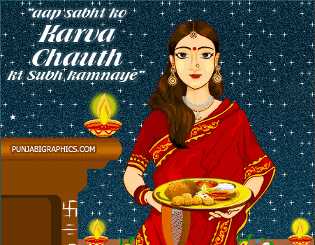 Karva Chauth Wishes Animated & 3D Images