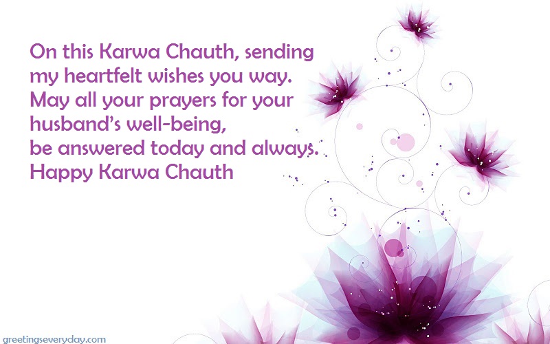 Karwa Chauth Wishes Quotes For Husband & Wife