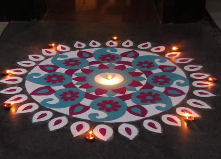 Rangoli Pattern For Diwali & New Year