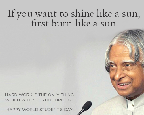 World Student's Day Wishes Images