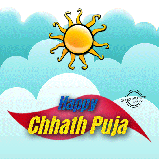 Chhath Puja Animated GIF Greeting Cards