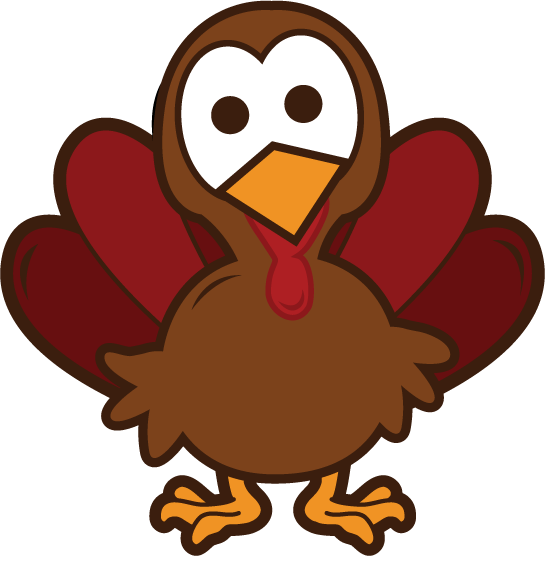 Cute Thanksgiving Turkey Clipart GIF