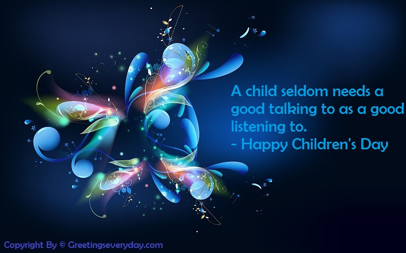 Happy Children's Day Quotes, Sayings & Slogans