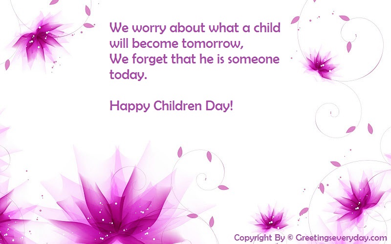 Children's Day Status, Messages & SMS in English