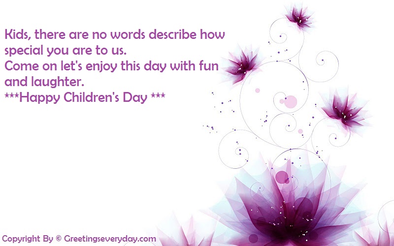 Happy Children's Day Message