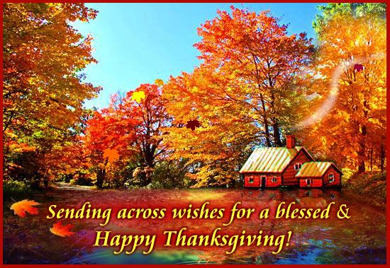 Happy Thanksgiving Day Greeting Card & Image For Family