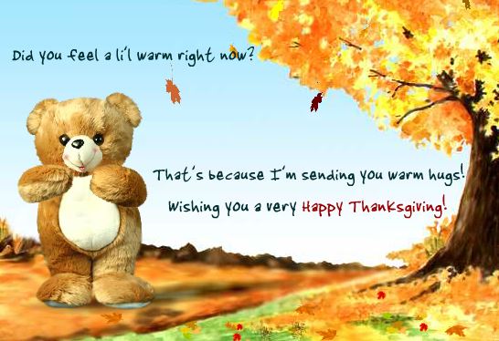 Happy Thanksgiving Day Greeting Card & Image For Mother & Father