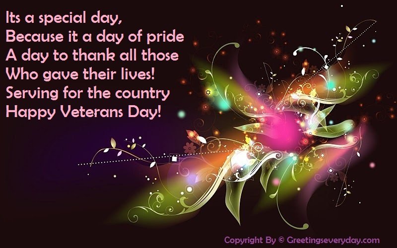 Happy Veteran's Day 2016