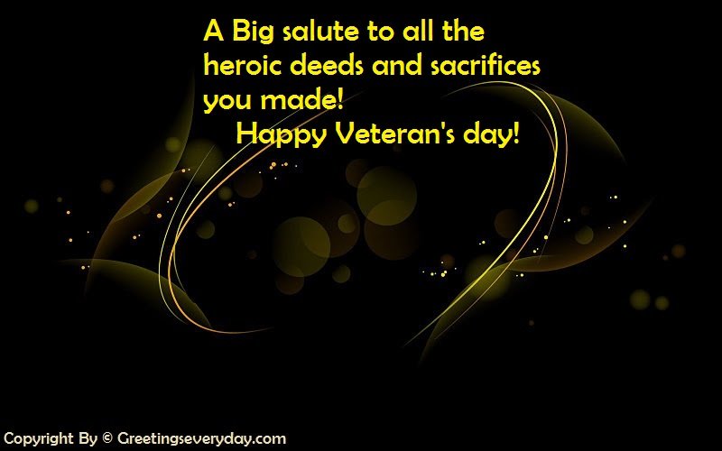 Veteran's Day SMS For WhatsApp
