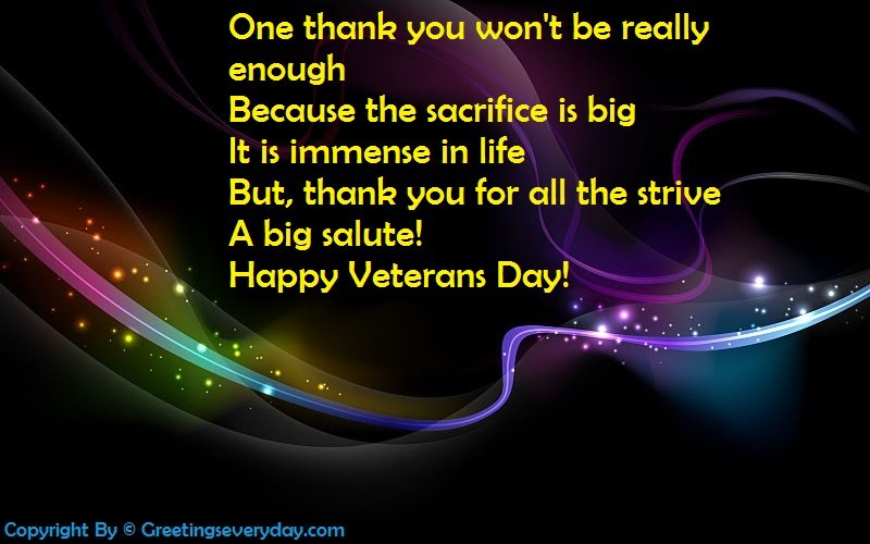 Happy Veteran's Day