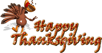 Thanksgiving Day Animated & 3D GIF Cards