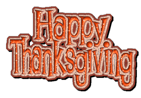 Thanksgiving Day Animated & 3D GIF Greeting Card