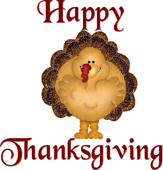 Thanksgiving Day Animated & 3D GIF Greetings
