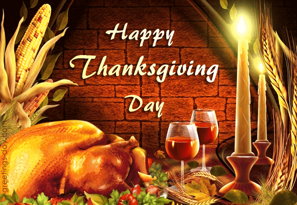 Thanksgiving Day GIF For WhatsApp