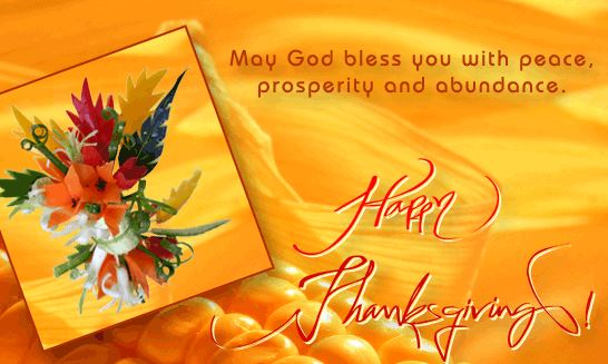 Thanksgiving Day Prayer & Blessing Image